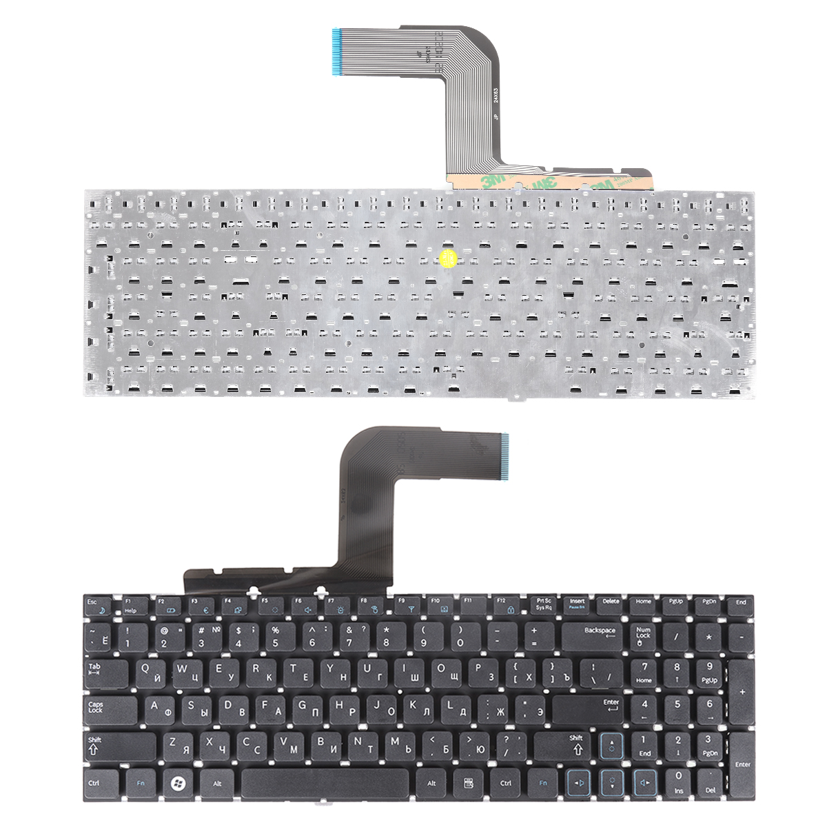 Picture of New Replacement Laptop Keyboard For SAMSUNG NP RV511 RV520 RV515 BLACK (Without FRAME) RU Layout